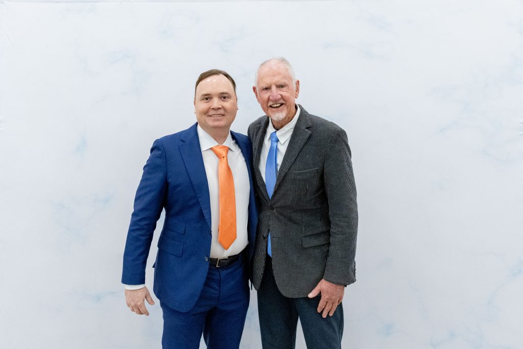 Clint with Brian Smith founder UGG boots