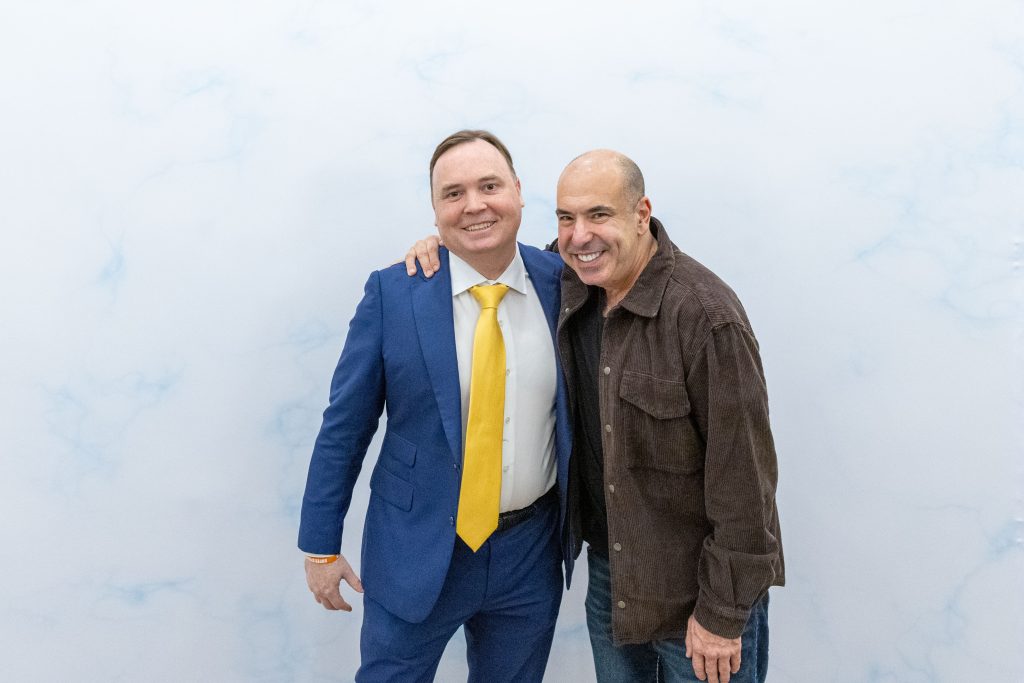 Clint with Rick Hoffman, Star of Suits TV Show