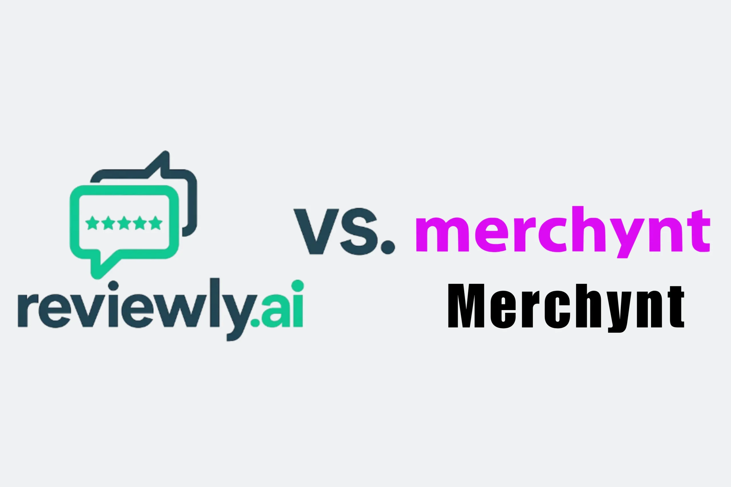 Comparison of Reviewly.ai vs Merchynt.com showing which platform gets more Google reviews easier and faster for businesses.