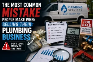 What Is the Most Common Mistake People Make When Selling Their Plumbing Business?
