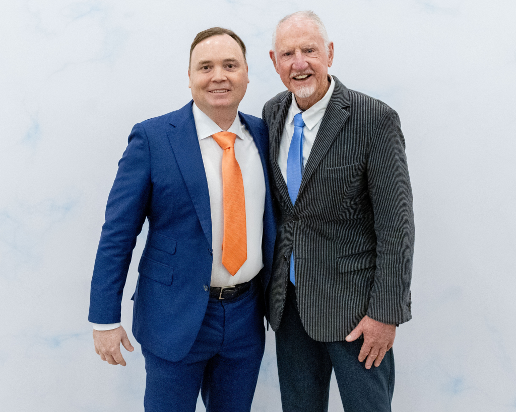 Clint with Brian Smith founder UGG boots