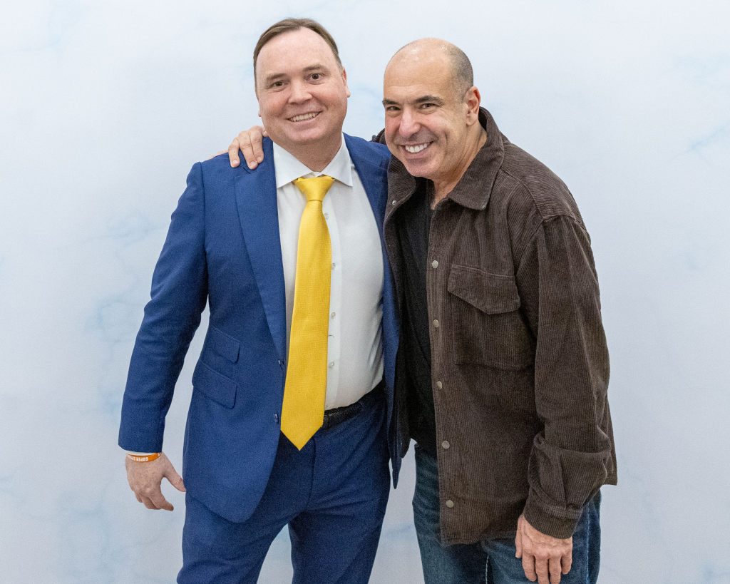 Clint with Rick Hoffman, Star of Suits TV Show