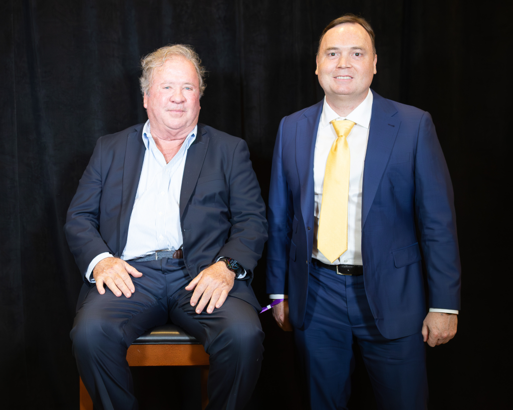 Clint with Tim Gannon Founder Outback Steakhouse