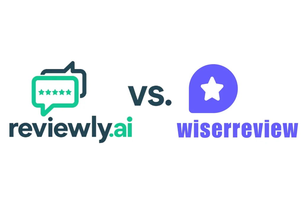 Comparison dashboard showing Google review growth tools and customer feedback automation platforms